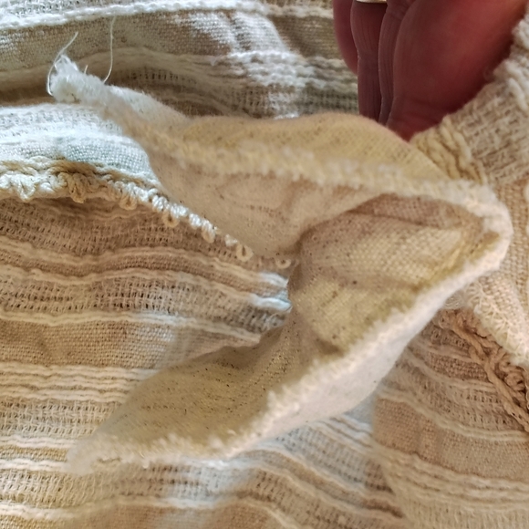 VINTAGE RUTH NORMAN NEW YORK WOMENS MEDIUM COTTON LINEN BLEND SHIRT JACKET USA - Picture 5 of 6